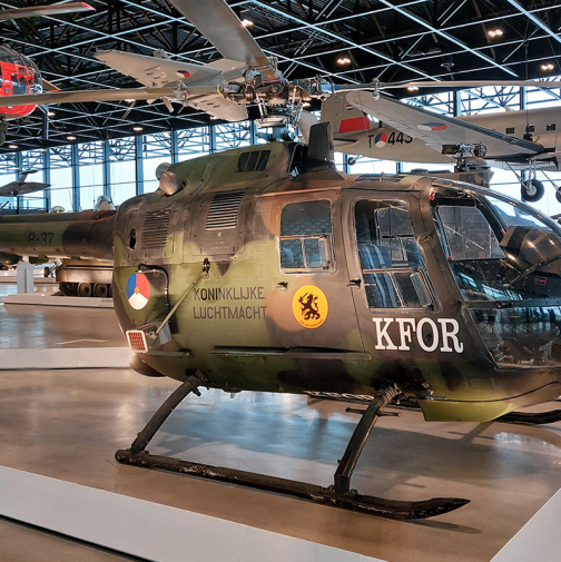Bölkow helikopter in het NMM