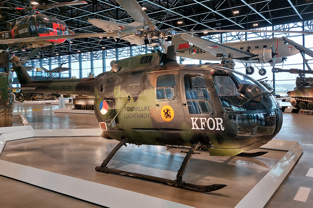 Bölkow helikopter in het NMM