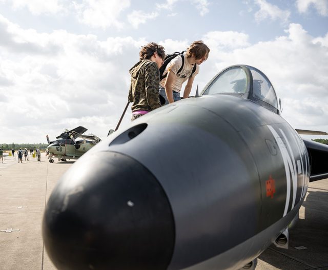 Static display vliegtuigen Soesterberg Zomeroffensief