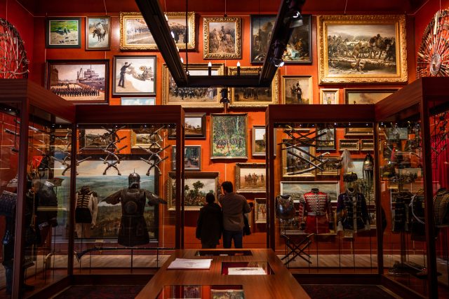 Bezoekers in de Schatkamer