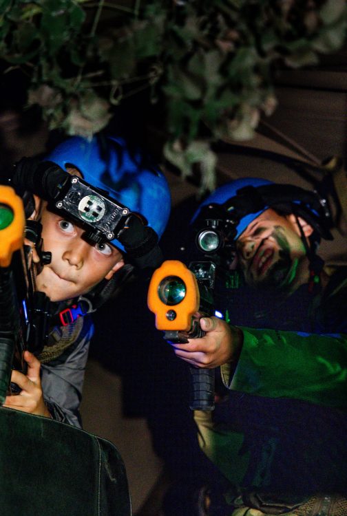 Spannende lasergame-missie in de vakantie