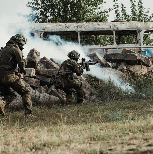 Militaire bijdrage aan NAVO: Pantserinfanteristen trainen ervaren Oekraïeners