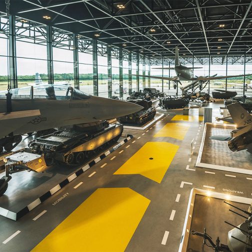 Het Arsenaal in het Nationaal Militair Museum.