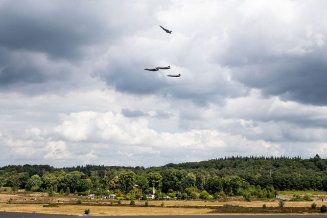 Missingmanformatie boven voormalig vliegbasis Soesterberg.