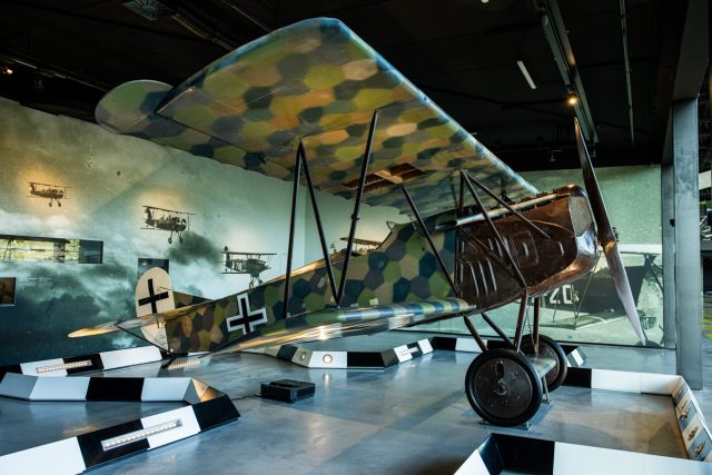 Fokker D.VII in het Nationaal Militair Museum