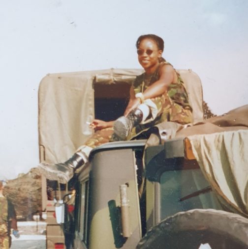 Kosovo veteraan Peggy Lynch