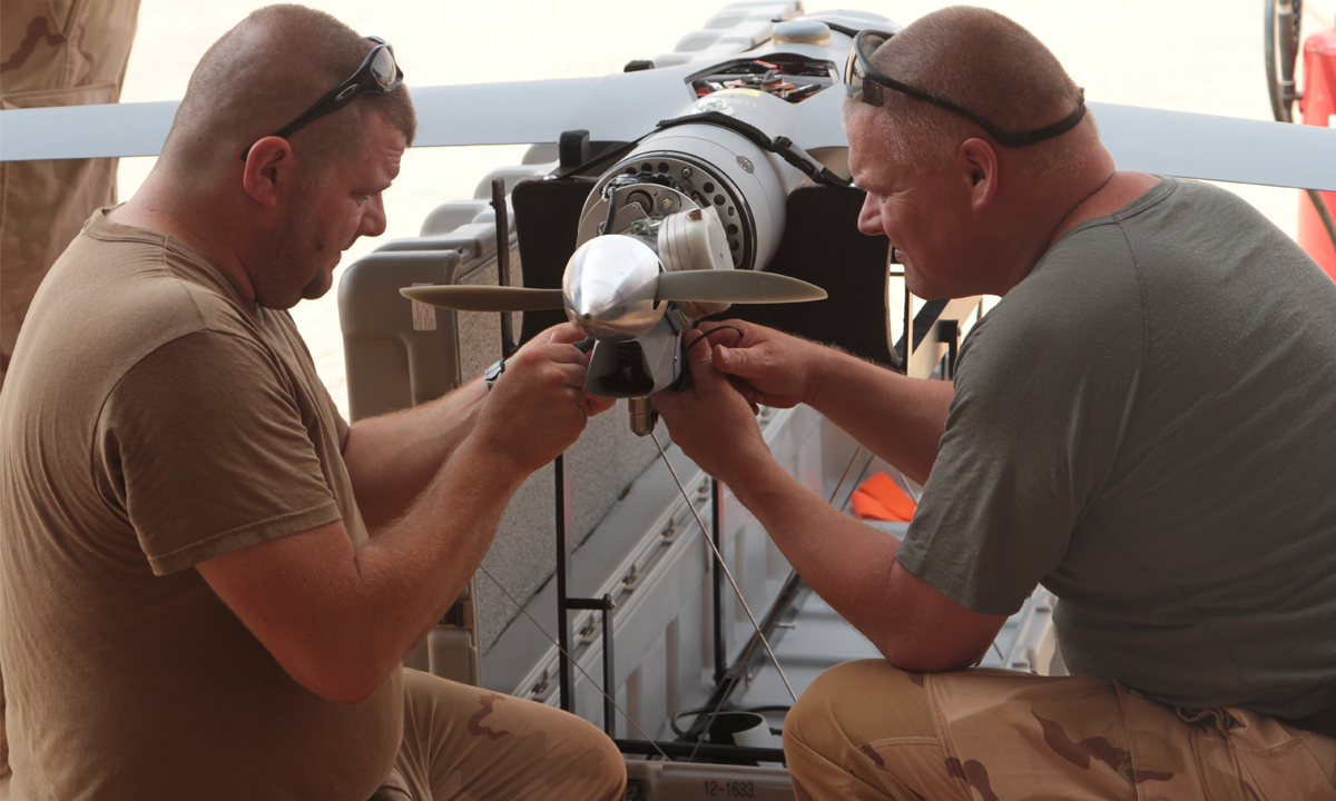 ScanEagle militairen