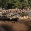 Leopard 1 tank in de arena op het Soesterberg Zomeroffensief