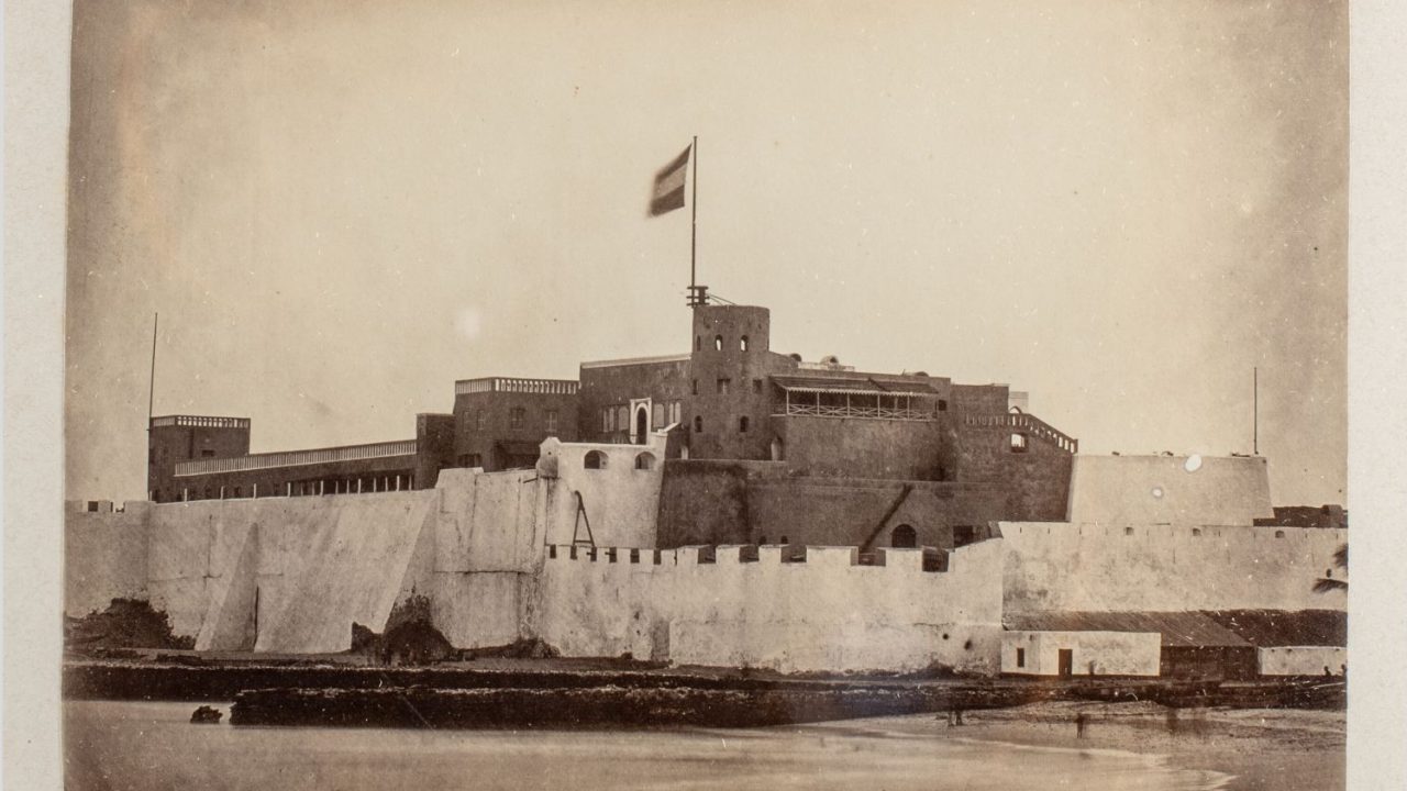 Zicht op Fort Elmina