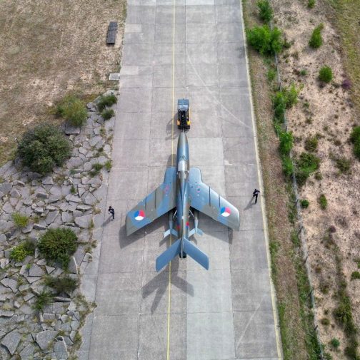 De voorbereidingen van het Zomeroffensief in 2025: Republic RF-84F Thunderflash